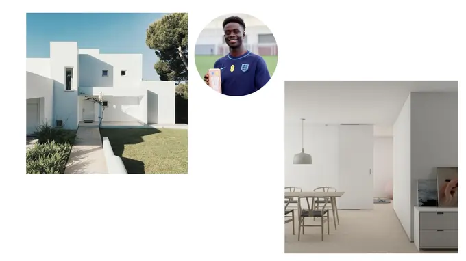 Bukayo Saka house and cars