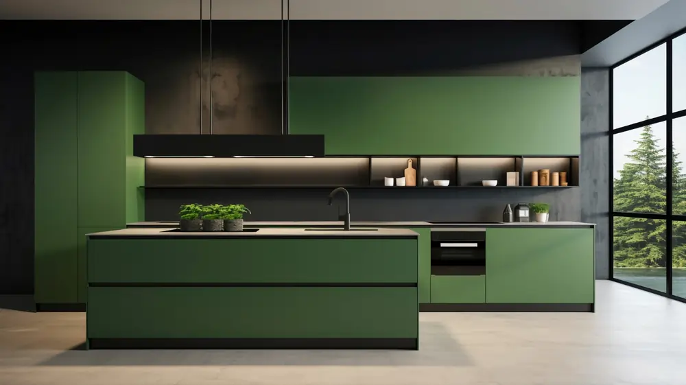 Green as a timeless color in interior design