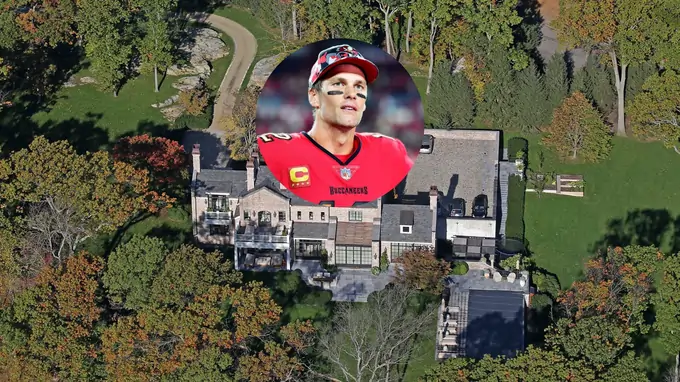 Tom Brady house in Brookline