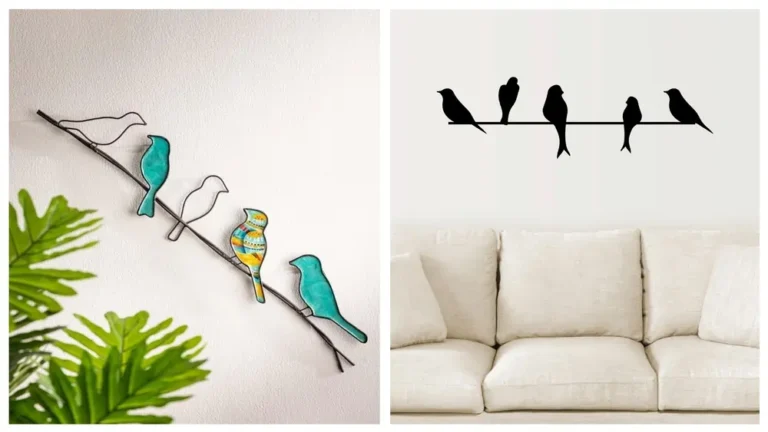 birds on a wire wall art